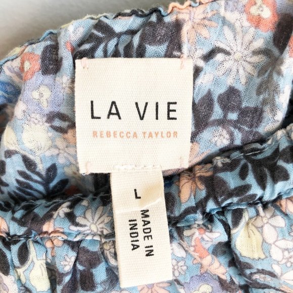 La Vie Rebecca Taylor One Shoulder Floraison Top - Picture 6 of 11